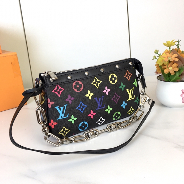 ルイヴィトンバッグ側面デザイン